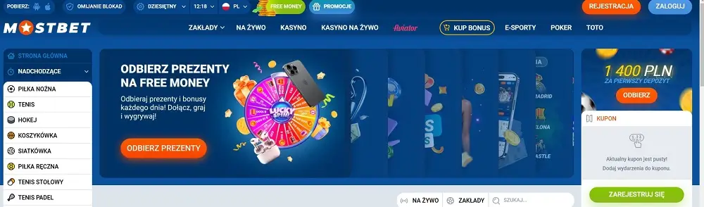 MostBet Casino online strona glowna